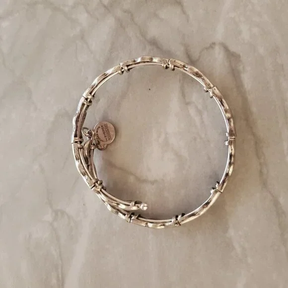 💕 Alex and Ani Vintage 66 Silver Beaded Expandable Bracelet 💕 - Picture 2 of 5